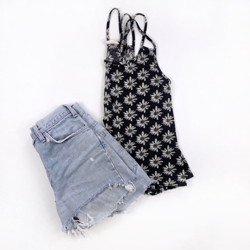 Flower Print Tank Top